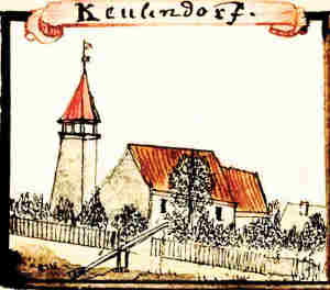 Keulendorf - Koci, widok oglny